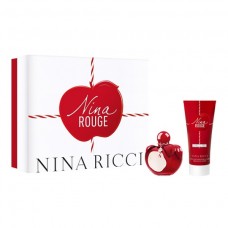 Set Apa de Toaleta Nina Ricci Nina Rouge 80ml + 100ml Lotiune de corp, Femei